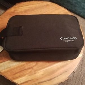 NWT Calvin Klein Fragrances Toiletries Bag 9" X 5"